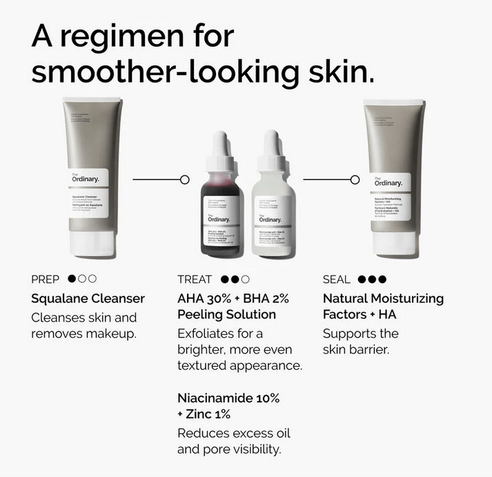 The Ordinary AHA 30% + BHA 2% Peeling Solution – 30ml - PearlMaple