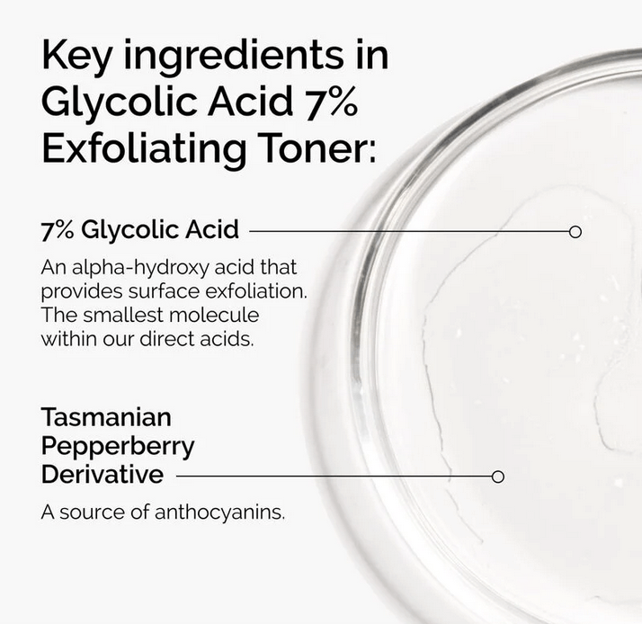 The Ordinary Glycolic Acid 7% Exfoliating Toner - 100ml - PearlMaple