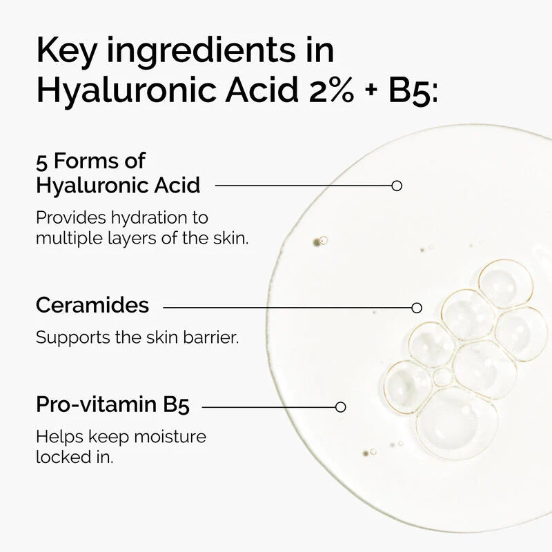 The Ordinary Hyaluronic Acid 2% + B5 (with Ceramides) - 30ml - PearlMaple